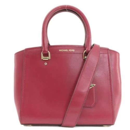 Pre-owned Leather handbags Michael Kors Pre-owned , Red , Dames