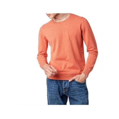 Ronde Hals Sweater GAS , Orange , Heren