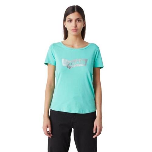 Korte Mouw T-shirt GAS , Green , Dames