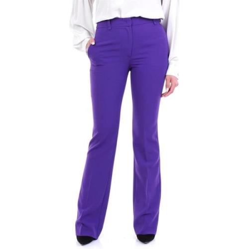 Stijlvolle Broeken voor Vrouwen Twinset , Purple , Dames