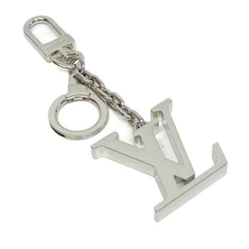 Pre-owned Metal key-holders Louis Vuitton Vintage , Gray , Dames