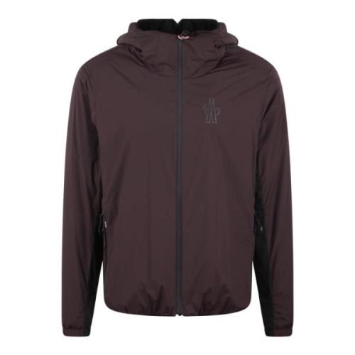 Ripstop Hooded Bissen Jacket Moncler , Brown , Heren