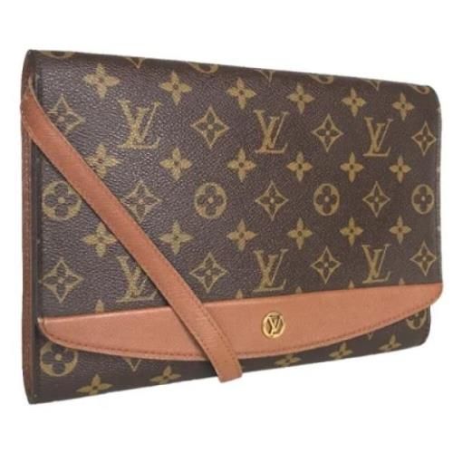 Pre-owned Canvas louis-vuitton-bags Louis Vuitton Vintage , Brown , Da...