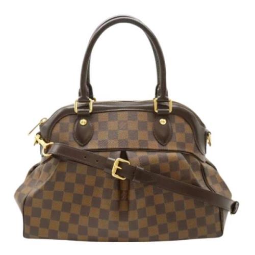 Pre-owned Canvas louis-vuitton-bags Louis Vuitton Vintage , Brown , Da...