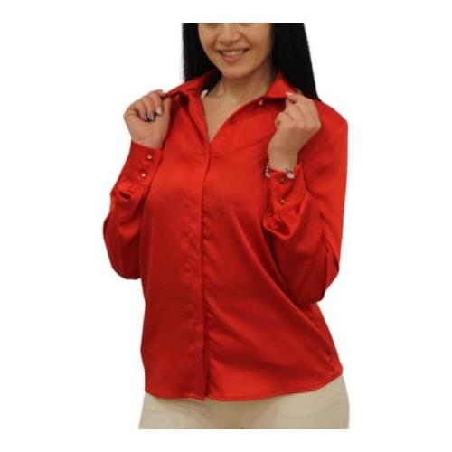 Lange mouwen shirt Gaudi , Red , Dames