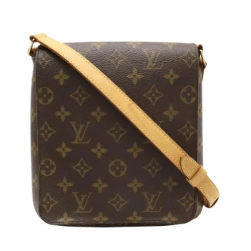 Pre-owned Canvas louis-vuitton-bags Louis Vuitton Vintage , Brown , Da...