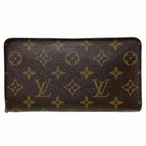 Pre-owned Canvas wallets Louis Vuitton Vintage , Brown , Dames