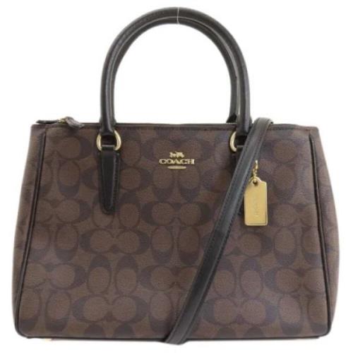 Pre-owned Plastic handbags Coach Pre-owned , Brown , Dames