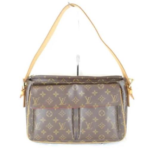 Pre-owned Canvas louis-vuitton-bags Louis Vuitton Vintage , Brown , Da...