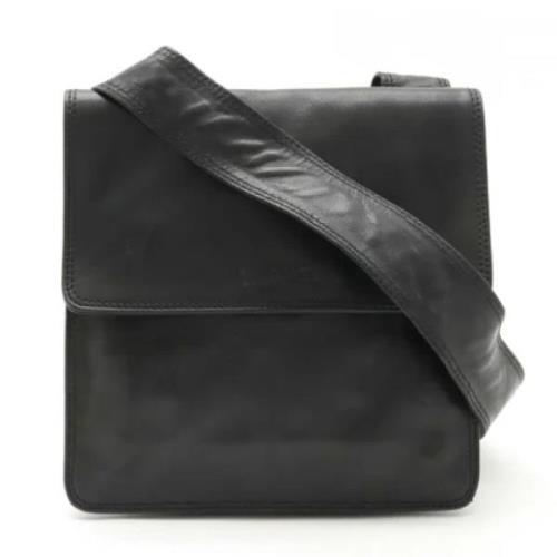 Pre-owned Leather shoulder-bags Chanel Vintage , Black , Dames