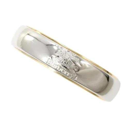 Pre-owned Yellow Gold rings Burberry Vintage , Gray , Dames