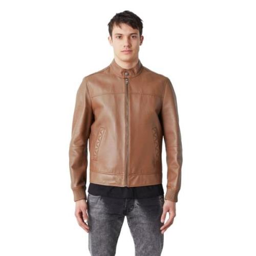 Leren Jas GAS , Brown , Heren