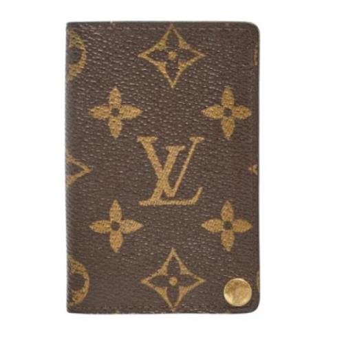 Pre-owned Canvas wallets Louis Vuitton Vintage , Brown , Dames