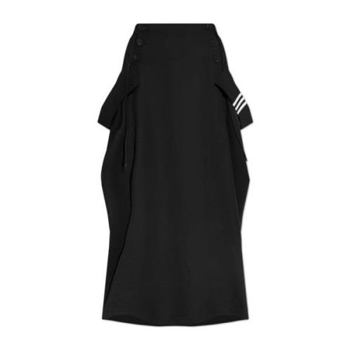 Rok met zakken Y-3 , Black , Dames