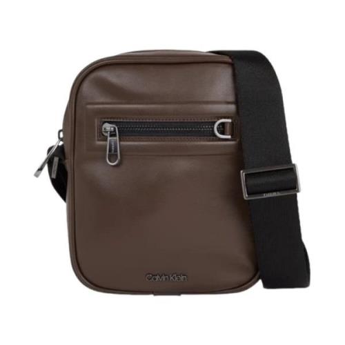 Schoudertas Calvin Klein , Brown , Heren