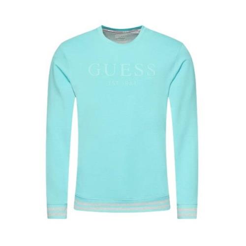 Crewneck Sweatshirt Guess , Green , Heren