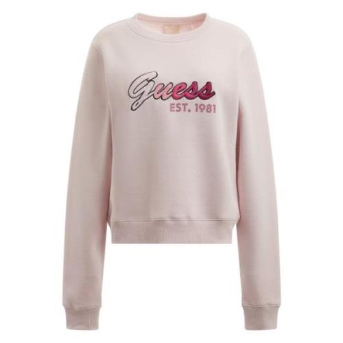 Sweatshirt vrouw Guess 3D Patch Guess , Pink , Dames