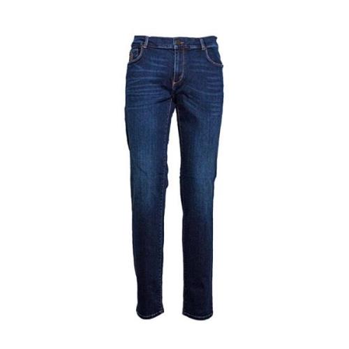 Slim-fit Denim Broek Trussardi , Blue , Heren