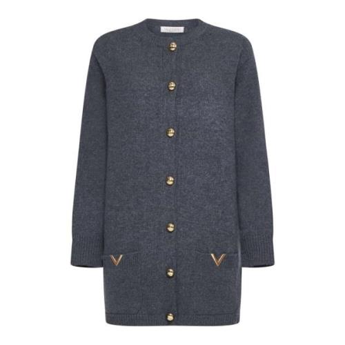 Elegant Cardigan Sweaters Valentino , Gray , Dames