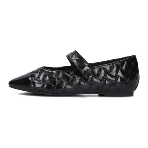 Zwarte Orbit Ballerinas Kurt Geiger , Black , Dames