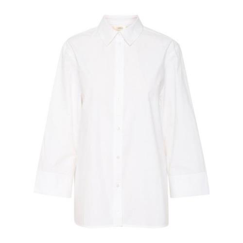 Boxy Shirt Blouse Pure White InWear , White , Dames