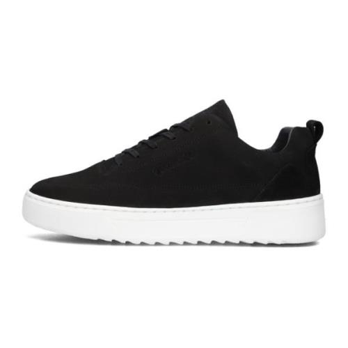 Zwarte Nubuck Lage Sneaker Pokes Cycleur de Luxe , Black , Heren