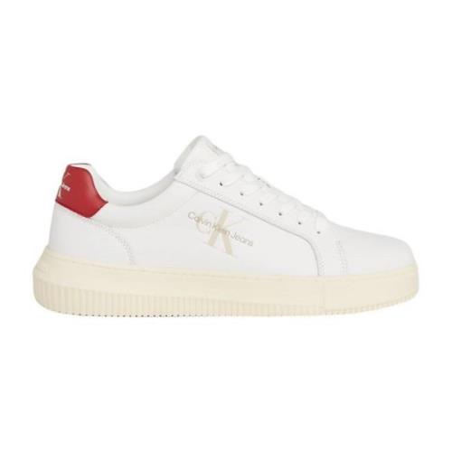 Lage Sneakers Calvin Klein Jeans , White , Heren