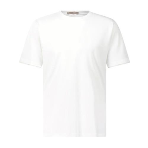 Katoenen T-shirt Klassieke Stijl Herno , White , Heren