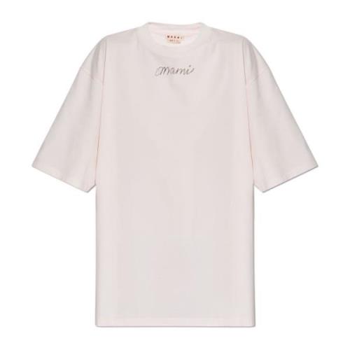 ‘Oversize’ T-shirt Marni , Pink , Dames