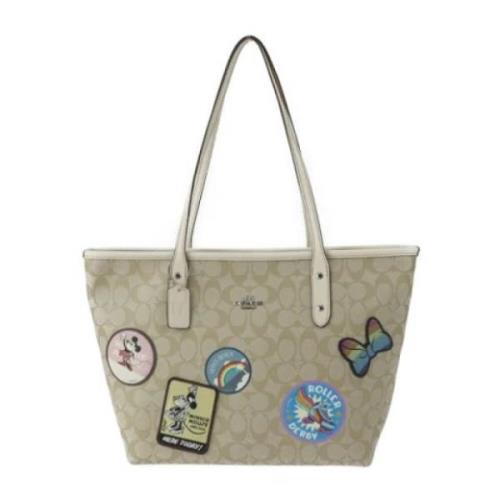 Pre-owned Plastic totes Coach Pre-owned , Beige , Dames