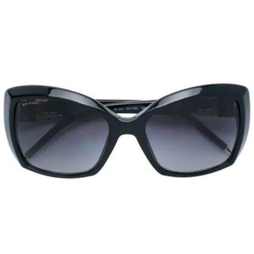 Pre-owned Plastic sunglasses Bvlgari Vintage , Black , Dames