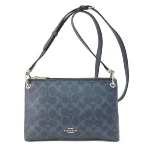 Pre-owned Plastic shoulder-bags Coach Pre-owned , Blue , Dames