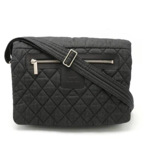 Pre-owned Canvas shoulder-bags Chanel Vintage , Black , Dames