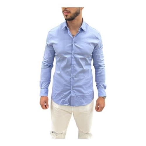 Lange Mouw Shirt Gaudi , Blue , Heren