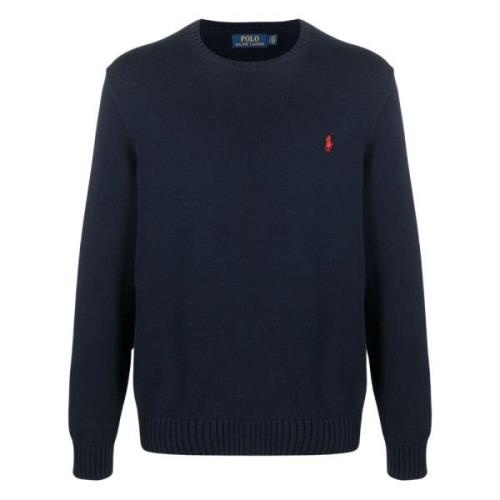 Hunter Navy Sweater Polo Ralph Lauren , Blue , Heren