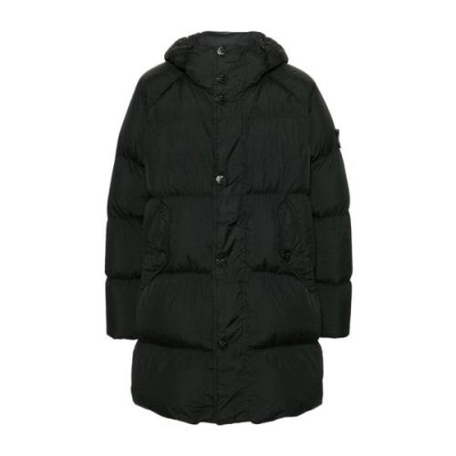 Zwarte Jassen voor Mannen Stone Island , Black , Heren