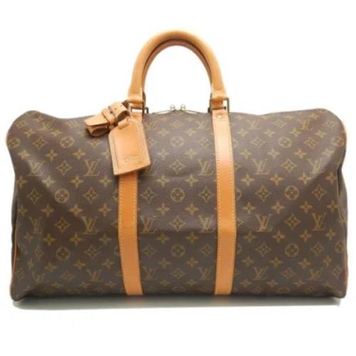 Pre-owned Canvas louis-vuitton-bags Louis Vuitton Vintage , Brown , Da...