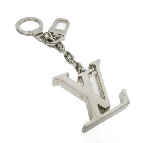 Pre-owned Metal key-holders Louis Vuitton Vintage , Gray , Dames