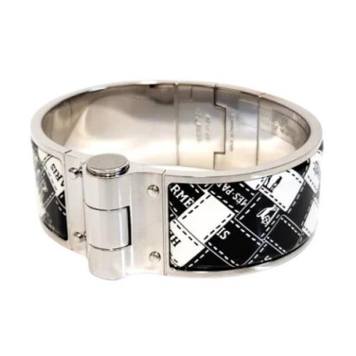 Pre-owned Metal bracelets Hermès Vintage , Black , Dames