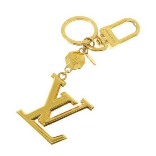 Pre-owned Metal key-holders Louis Vuitton Vintage , Yellow , Dames