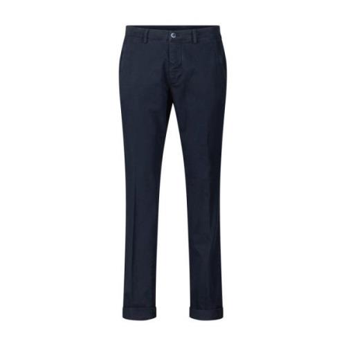 Comfortabele katoenen chino broek Mason's , Blue , Heren