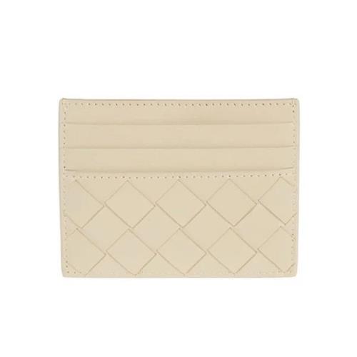 Pre-owned Leather wallets Bottega Veneta Vintage , Beige , Dames