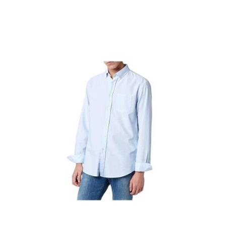 Lange mouwen shirt GAS , Blue , Heren