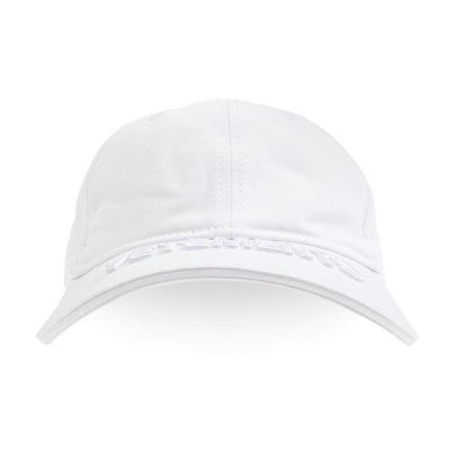 Baseballpet Vetements , White , Unisex