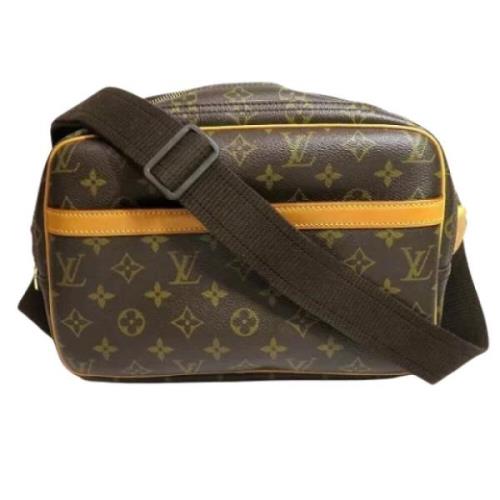 Pre-owned Canvas louis-vuitton-bags Louis Vuitton Vintage , Brown , Da...