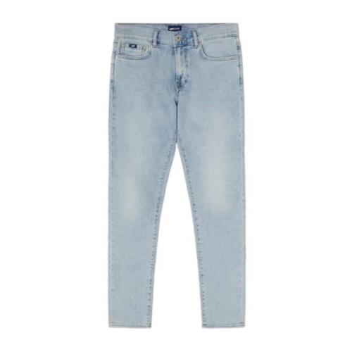 Klassieke Denim Jeans met 5 Zakken GAS , Blue , Heren