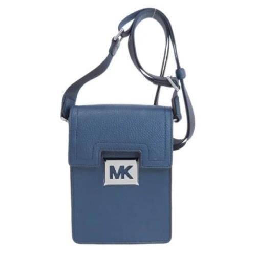 Pre-owned Leather shoulder-bags Michael Kors Pre-owned , Blue , Dames