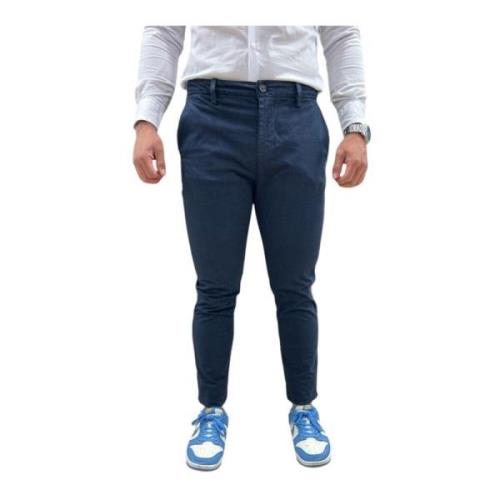 Chino Broek voor Heren Gaudi , Blue , Heren