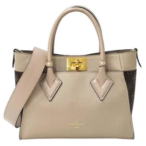 Pre-owned Leather louis-vuitton-bags Louis Vuitton Vintage , Beige , D...