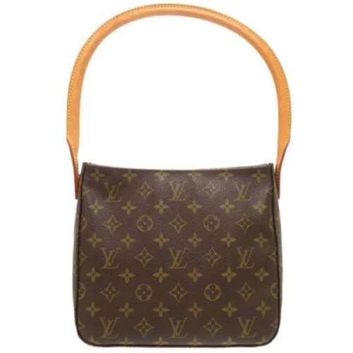 Pre-owned Canvas louis-vuitton-bags Louis Vuitton Vintage , Brown , Da...